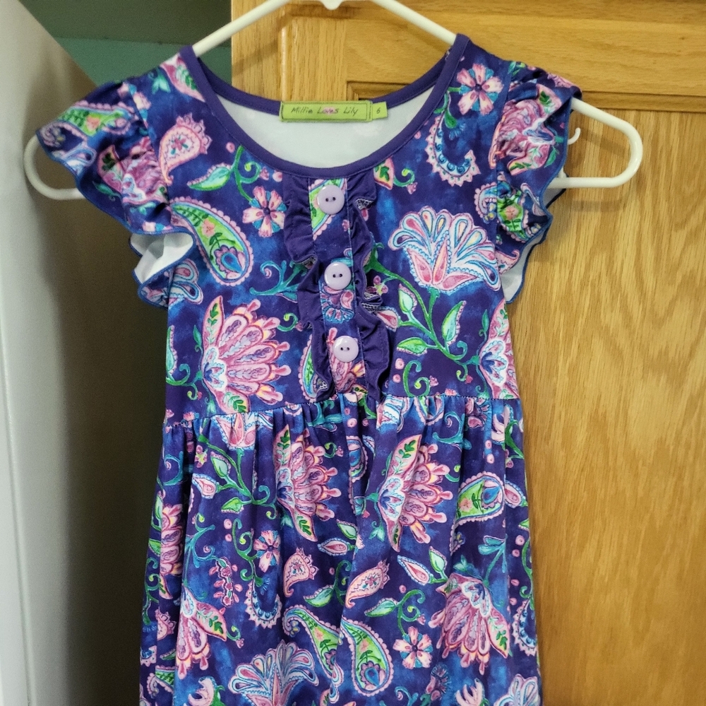 Colorful Paisley Dress